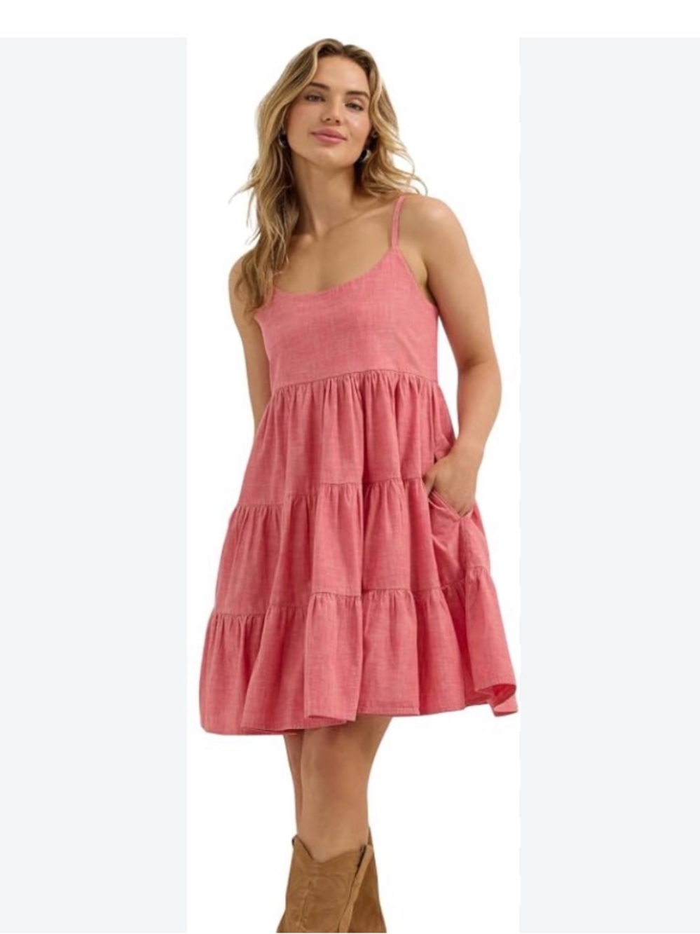 Wrangler Women’s Red Tiered Sundress